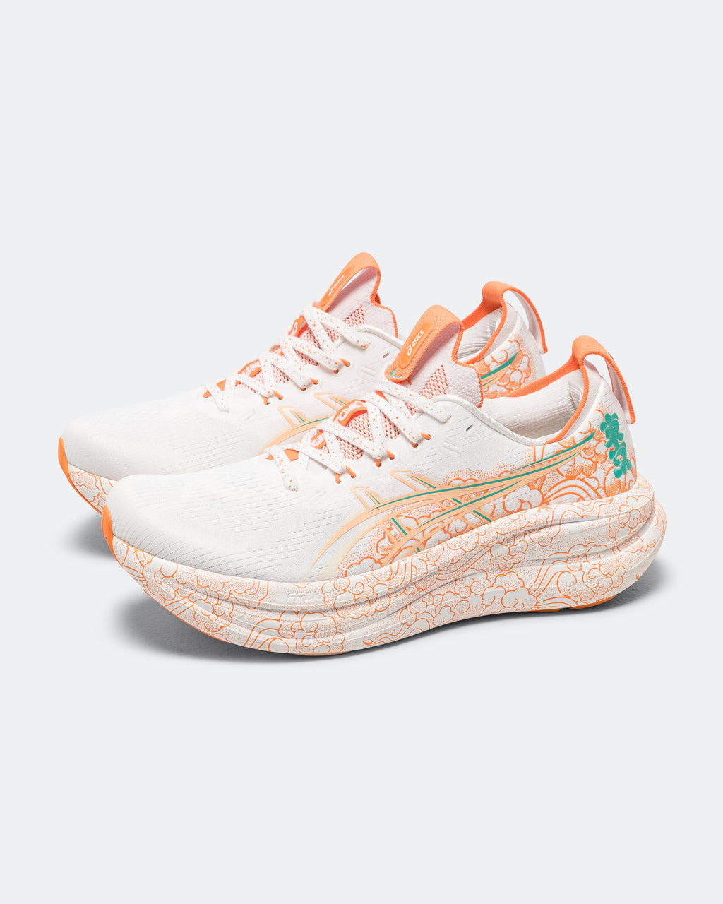 GEL-Nimbus 28 Tokyo - White/Apricot Crush