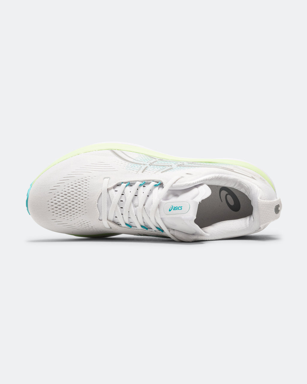 Mens GEL-Kayano 33 - White/Energy Aqua