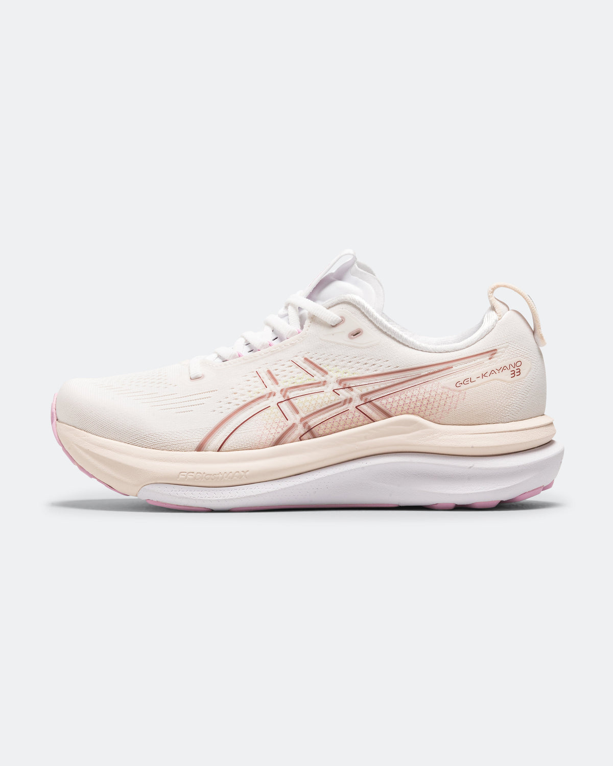 Womens GEL-Kayano 33 - White/Energy Aqua